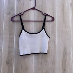 White Crop Top